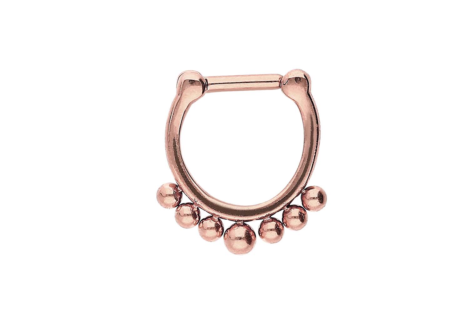 Chirurgenstahl Clicker 7 KUGELN ++SALE++ von Piercingline